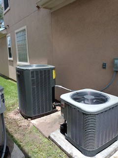 out door unit rotated installation